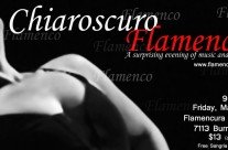 Chiaroscuro Flamenco RESERVE NOW FOR MARCH 4TH